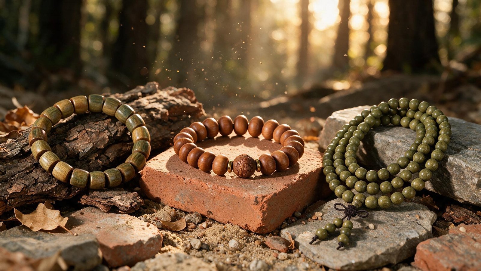Handpicked mala bracelet from the mountains